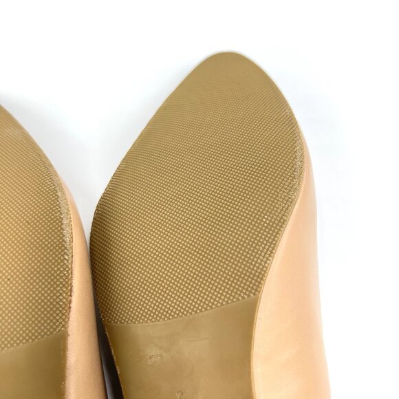 Trotters Womens Size 6.5 Beige‎ Nude Tan Leather Kitten Heels Pumps Shoes - Picture 11 of 14